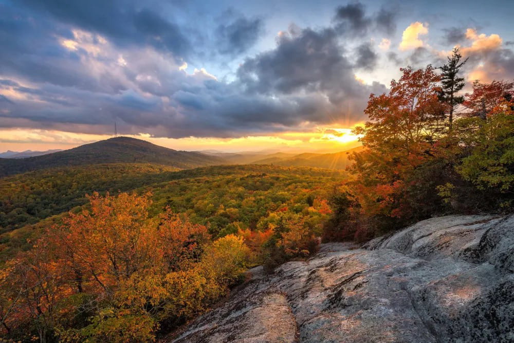 mountain sunset
